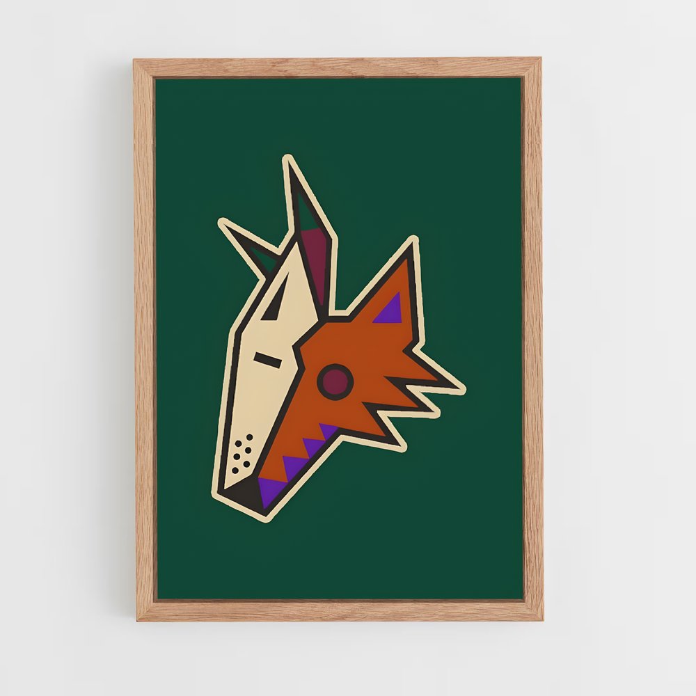 Poster L'Esprit du Coyote – affiche Hockey sur glace (vue 4)